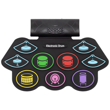 home Električni bubnjevi, set, sklopivo, Bluetooth, 1000 mAh - HRD1