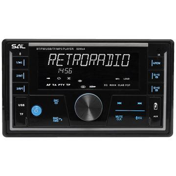 SAL Auto radio, 4 x 50W, FM RDS, BT, USB, microSD - VB5500