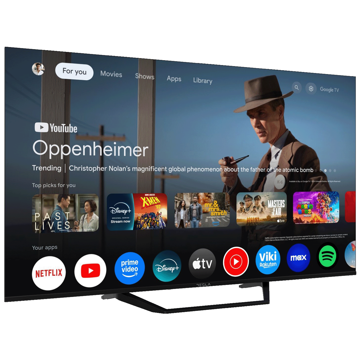 Tesla Televizor Smart LED 4K UltraHD 55", Google TV - 55E655BUS
