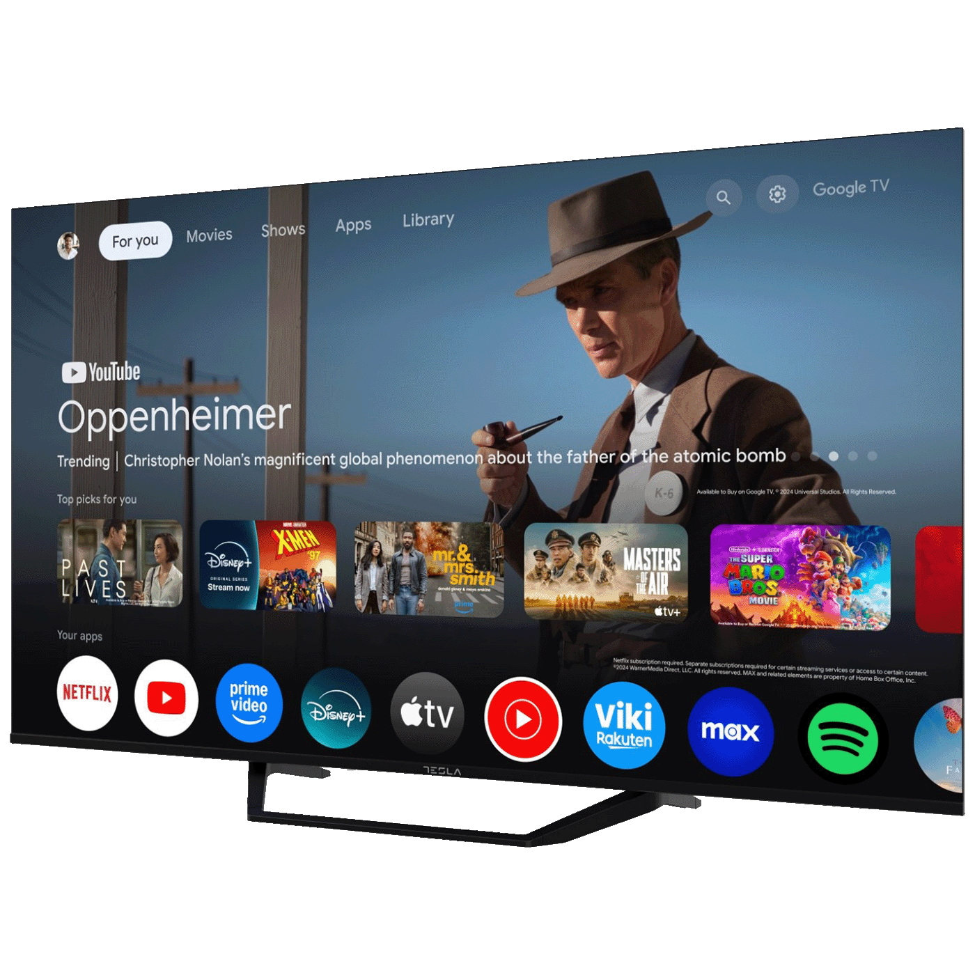 Tesla Televizor Smart LED 4K UltraHD 55", Google TV - 55E655BUS