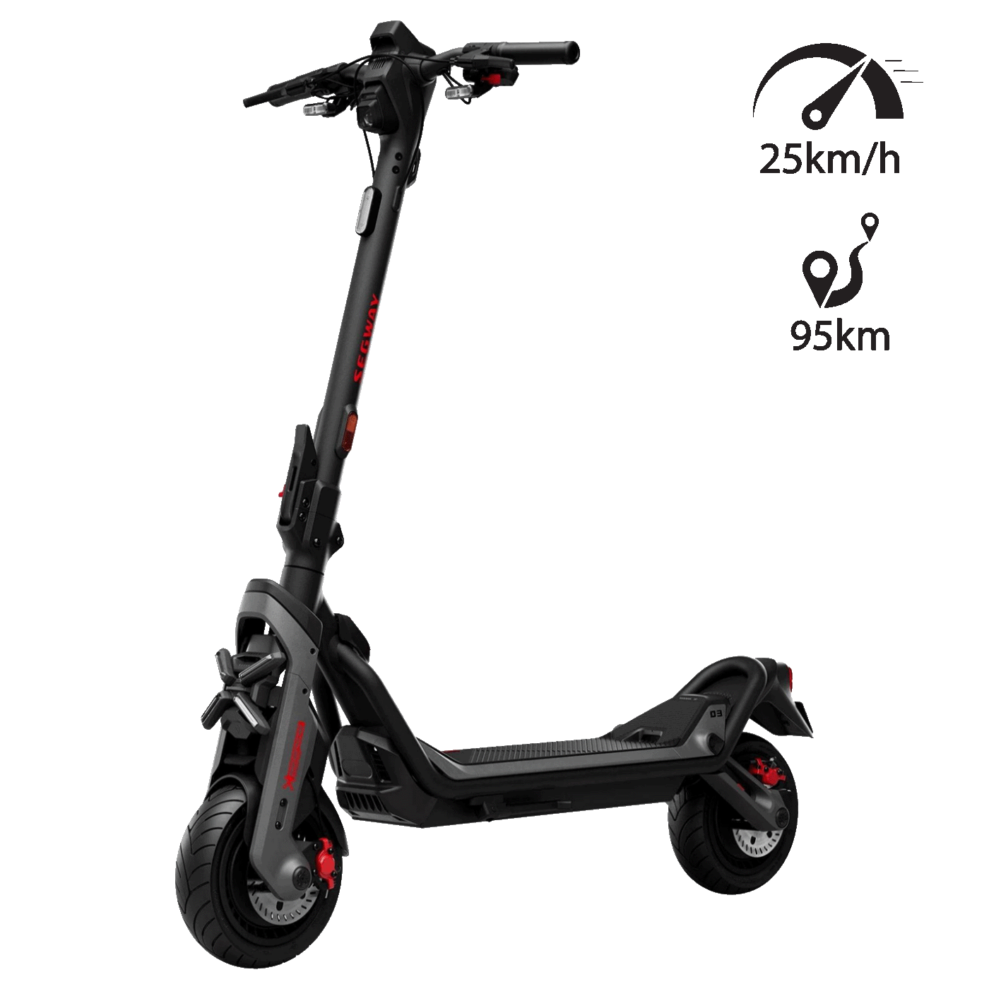 Segway Električni Romobil, 11" točkovi, 25 km/h, Domet do 90 km - GT3 E (AA.06.02.01.0004)
