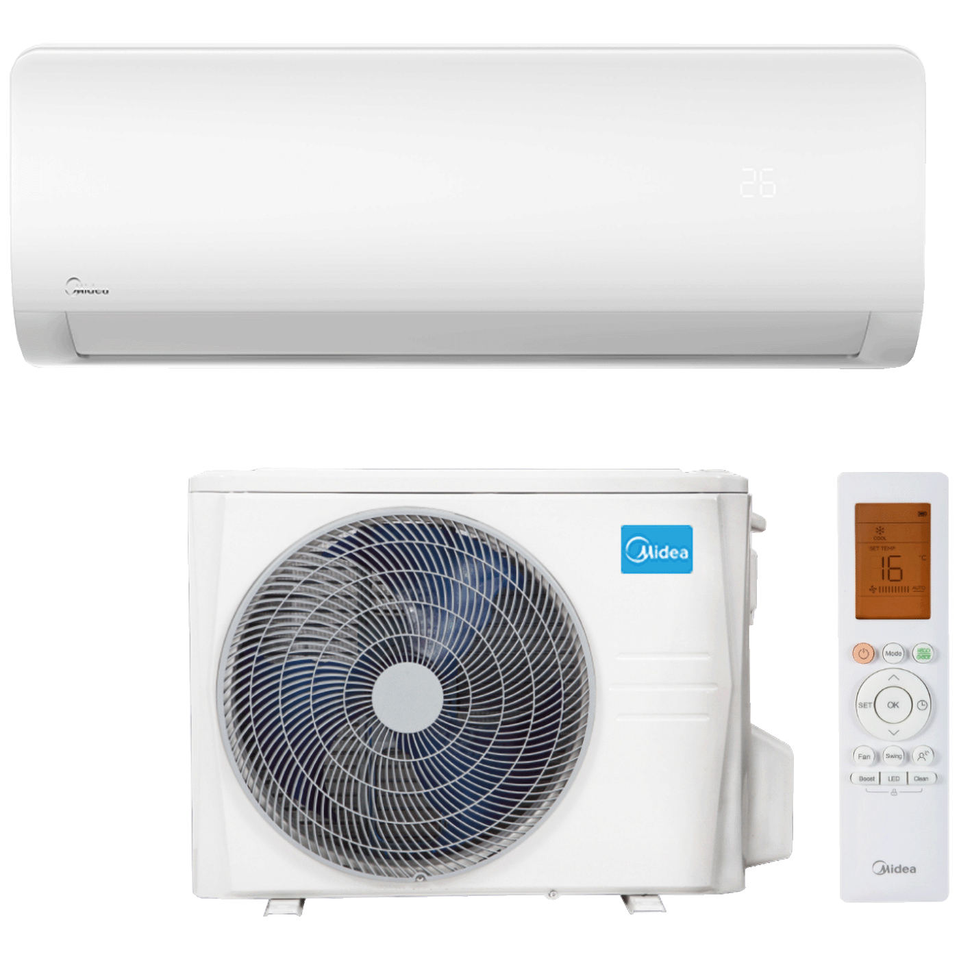 Midea Klima uređaj, split sistem, 18000 Btu, -20°C, R32, WiFi, A++ - Xtreme Save; MG2X-18-SP