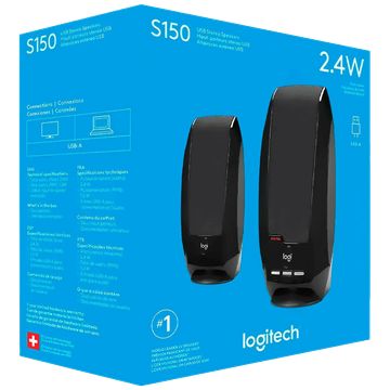 Logitech Zvučnici 2.0, 2.4 W, USB - S150