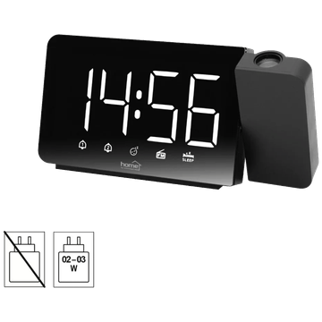 home Sat sa alarmom i projektorom, LED zaslon, FM radio - LTCRP03