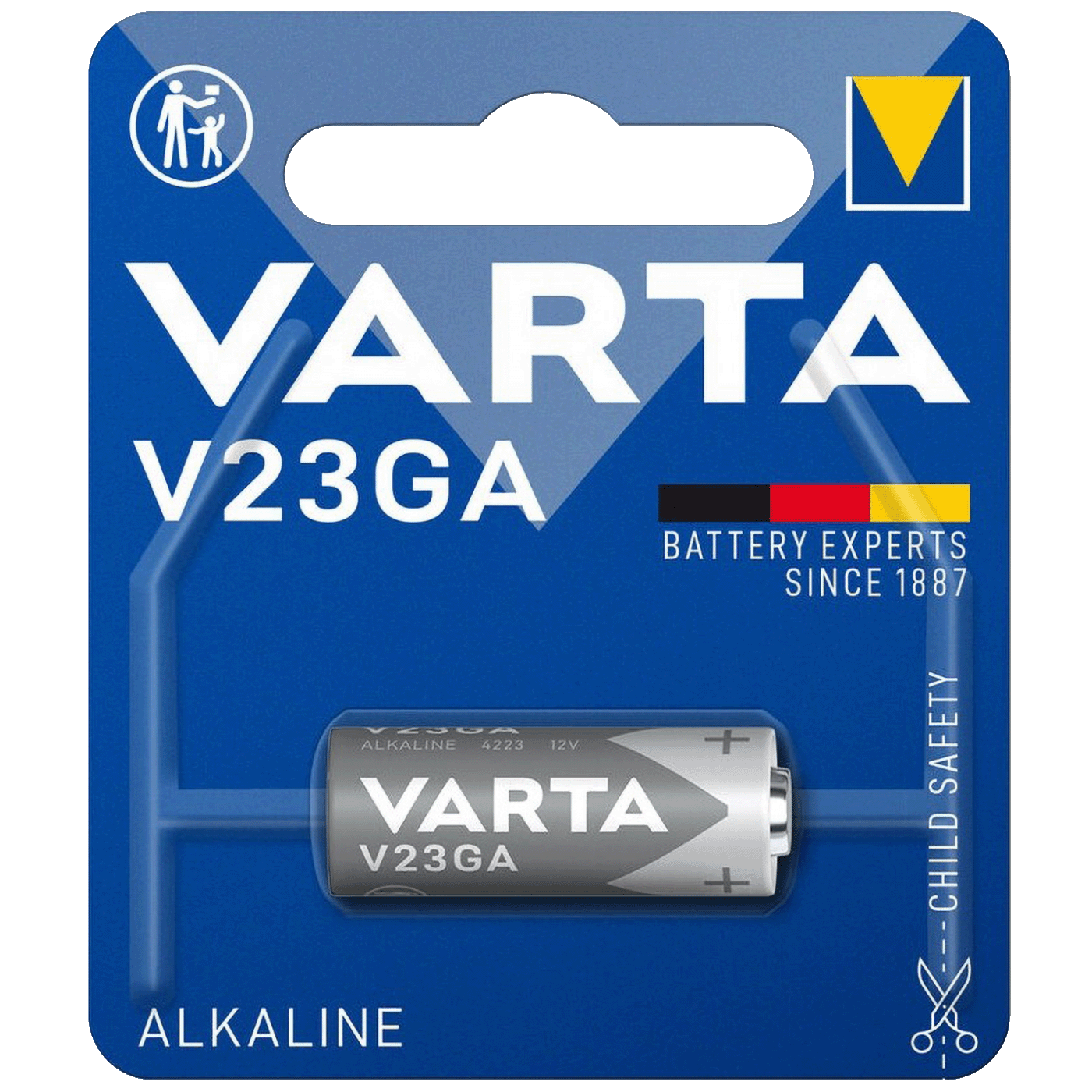 Varta Baterija alkalna, V23A, 12V, blister 1 kom - V23GA (MN21/8LR932 LR23A)