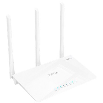 hoco. Wireless N Router, 3 porta, 300 Mbps, 3 x 5 dBi antena - HI30