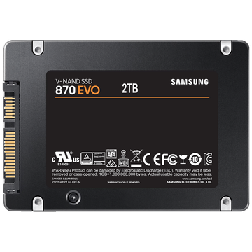 Samsung SSD Disk 2.5", kapacitet 2TB, SATA III, 870 EVO - MZ-77E2T0B/EU