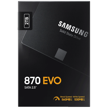 Samsung SSD Disk 2.5", kapacitet 2TB, SATA III, 870 EVO - MZ-77E2T0B/EU