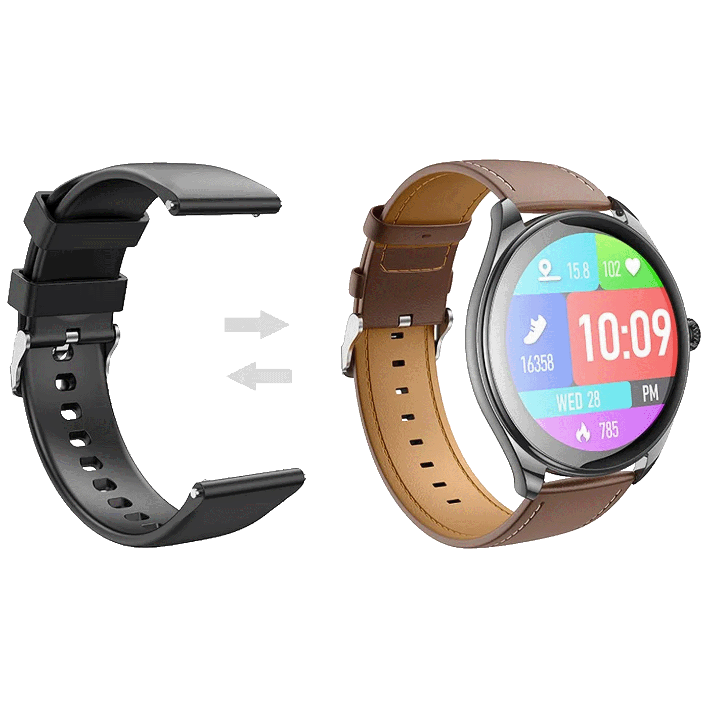 hoco. Pametni sat, 1.43" AMOLED, Bluetooth, IP67 - Y22 Black