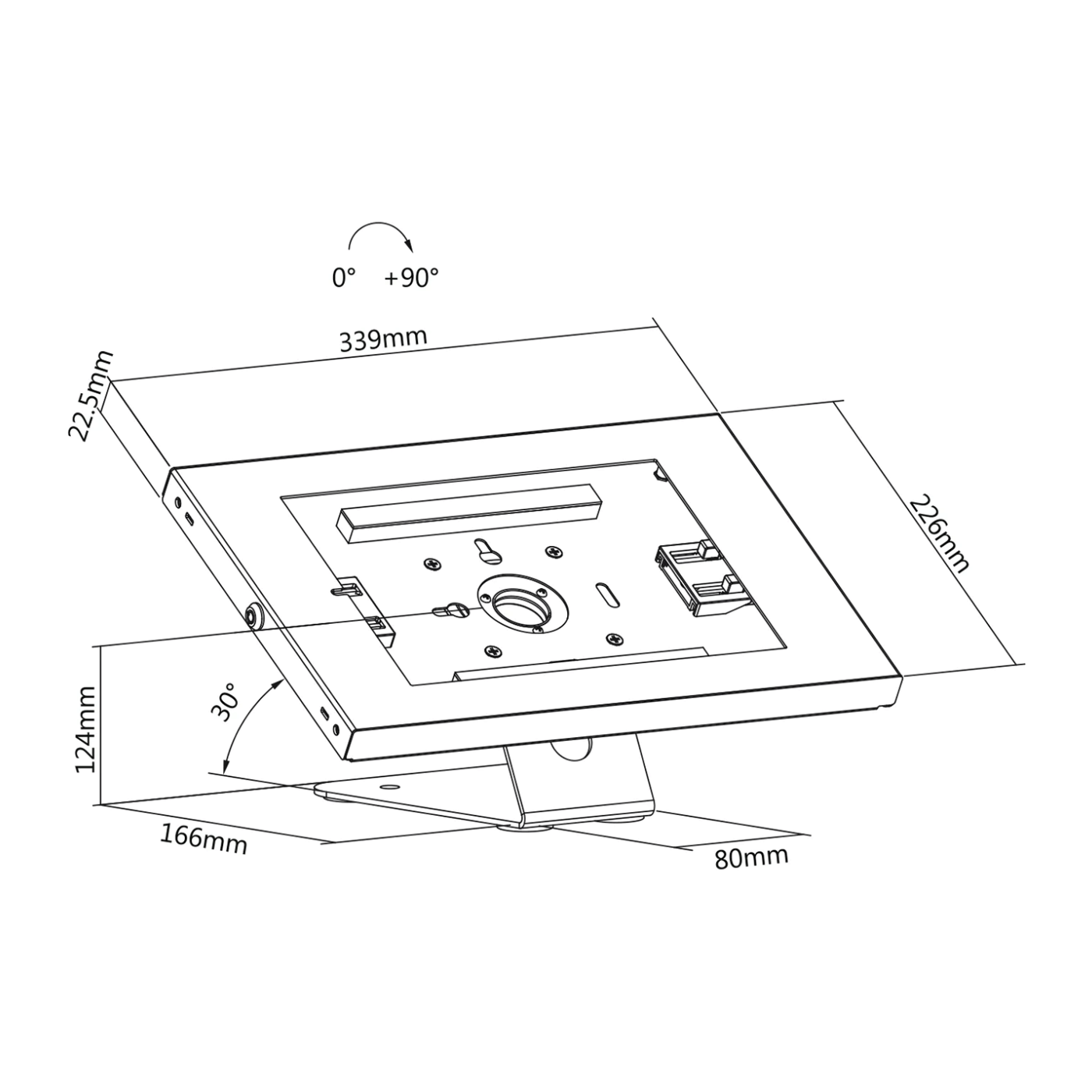 Maclean Zidni/Stolni nosač za iPad,Samsung Galaxy,Tab A, 9.7"-11" - MC-475W