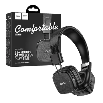 hoco. Bežične/žične slušalice, Bluetooth, AUX - W56 Earl, Black