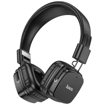 hoco. Bežične/žične slušalice, Bluetooth, AUX - W56 Earl, Black