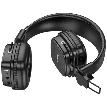 hoco. Bežične/žične slušalice, Bluetooth, AUX - W56 Earl, Black