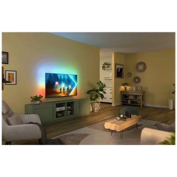 Philips Televizor Smart LED 4K UHD 55"@Titan OS, Ambilight - 55PUS8200/12