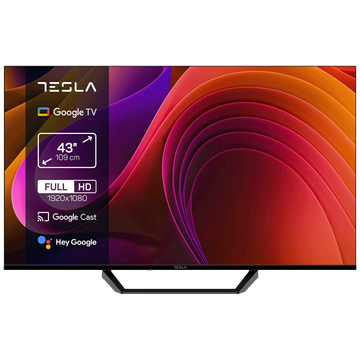Tesla Televizor Smart LED FullHD 43", Google TV - 43E655BFS