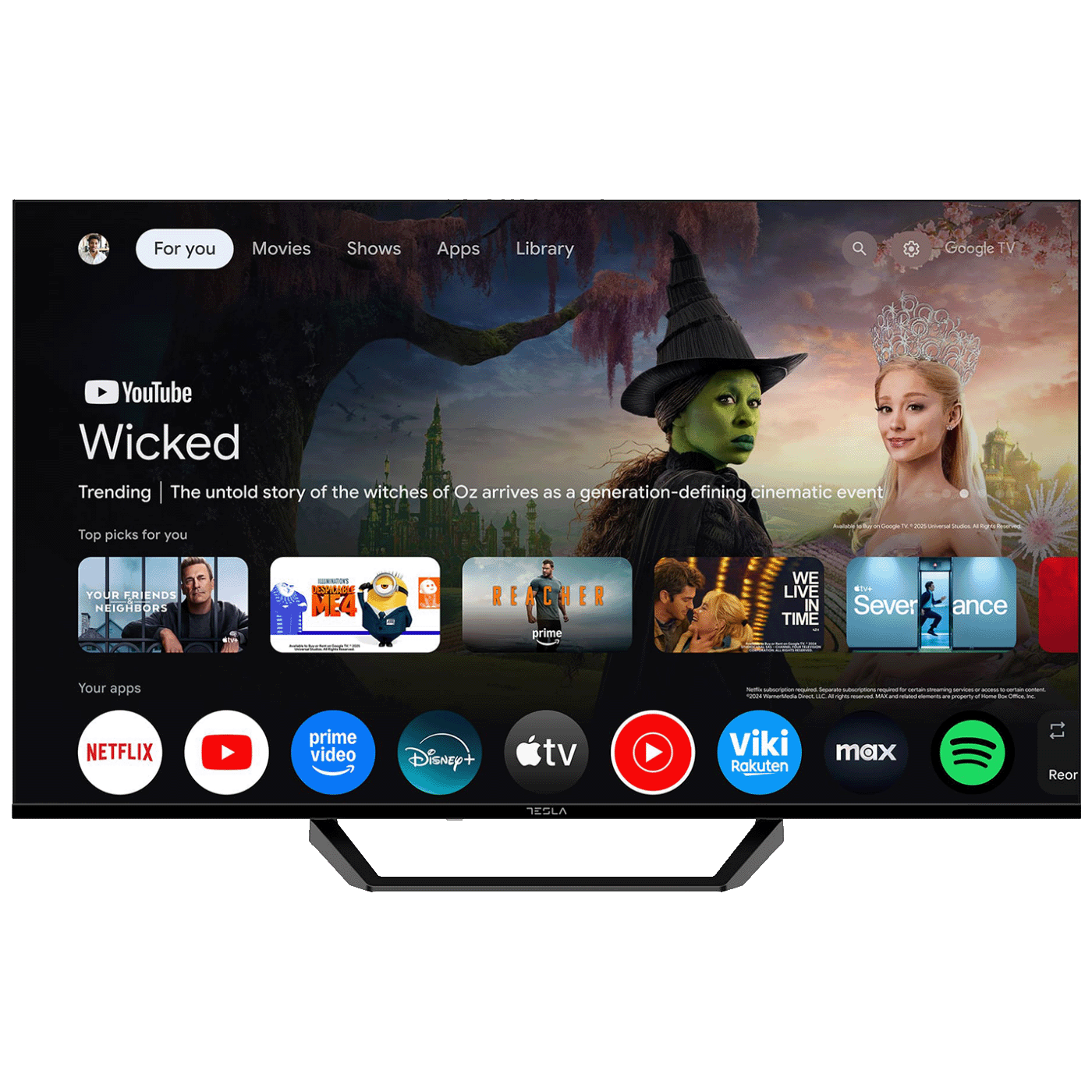 Tesla Televizor Smart LED FullHD 43", Google TV - 43E655BFS