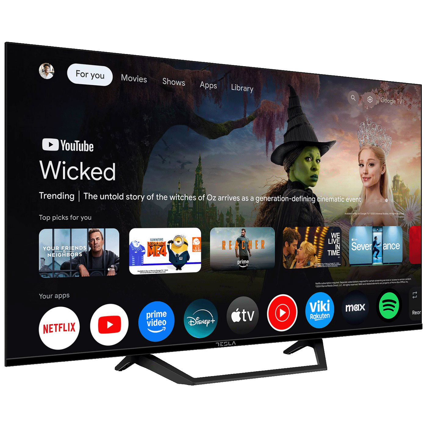Tesla Televizor Smart LED FullHD 43", Google TV - 43E655BFS