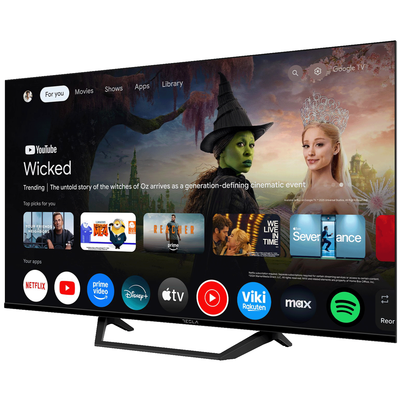 Tesla Televizor Smart LED FullHD 43", Google TV - 43E655BFS
