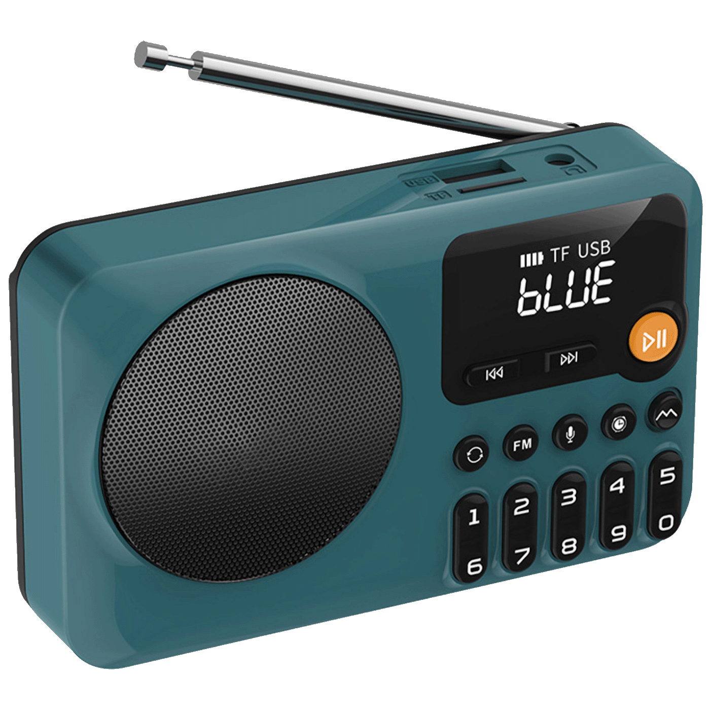 MeanIT Zvučnik bežični, FM radio, Bluetooth, USB, TF Card - B6