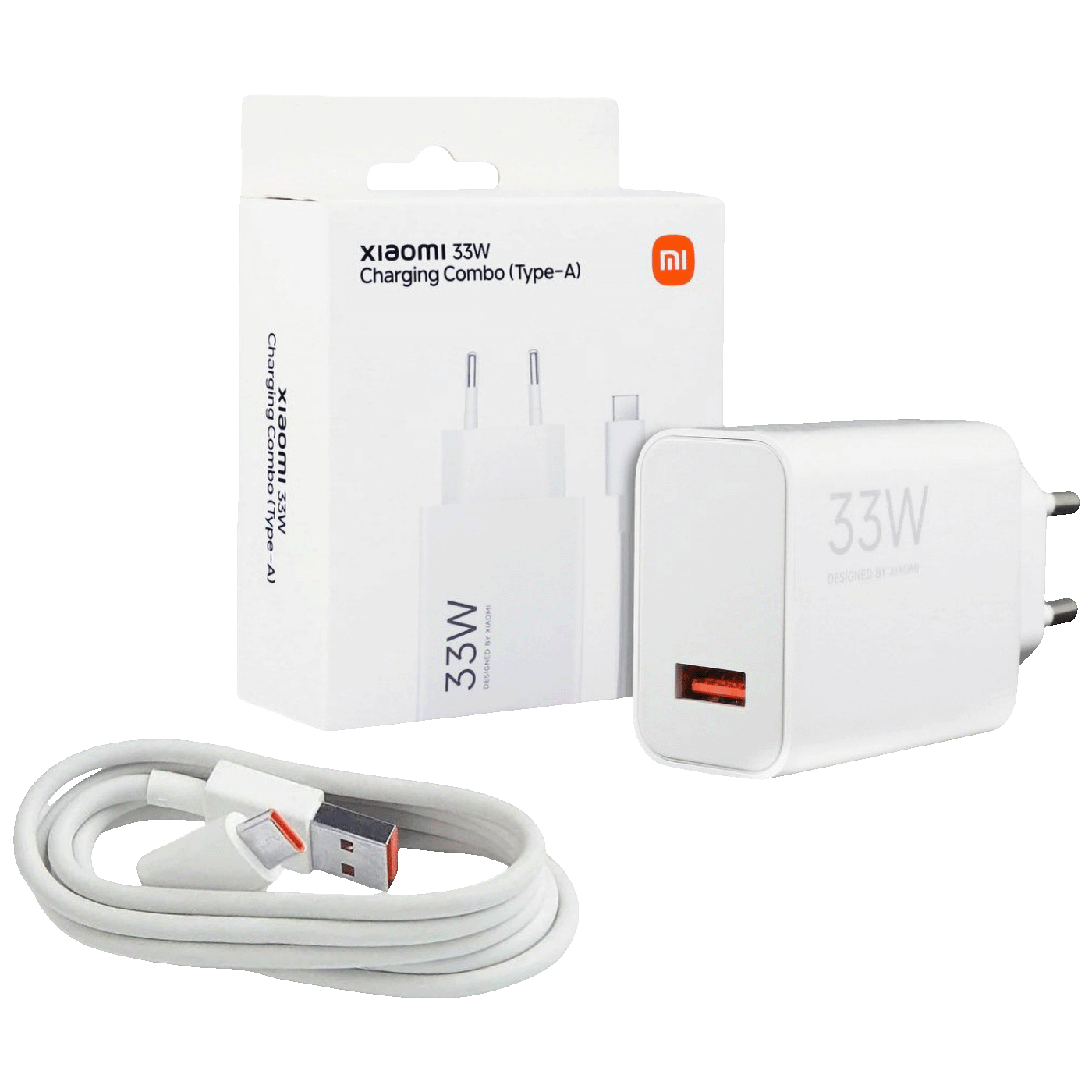 Xiaomi Punjač za Xiaomi sa USB-A to USB-C kablom, brzi, 33W - 33 W Charging Combo (Type-A)
