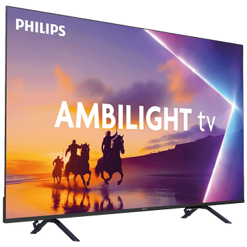 Philips Televizor Smart QLED 4K UHD 55"@Titan OS, Ambilight - 55PUS8400/12