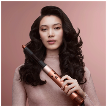 Dyson Uvijač za kosu, 1300W, Bluetooth, Multistyler - Airwrap i.d.Amber Silk/Pink C.+Wavy