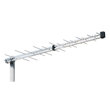 Iskra Antena Loga UHF sa pojačalom, 24,5 dB(i), RG6U 10 met. - P-2845 DTT/G SET