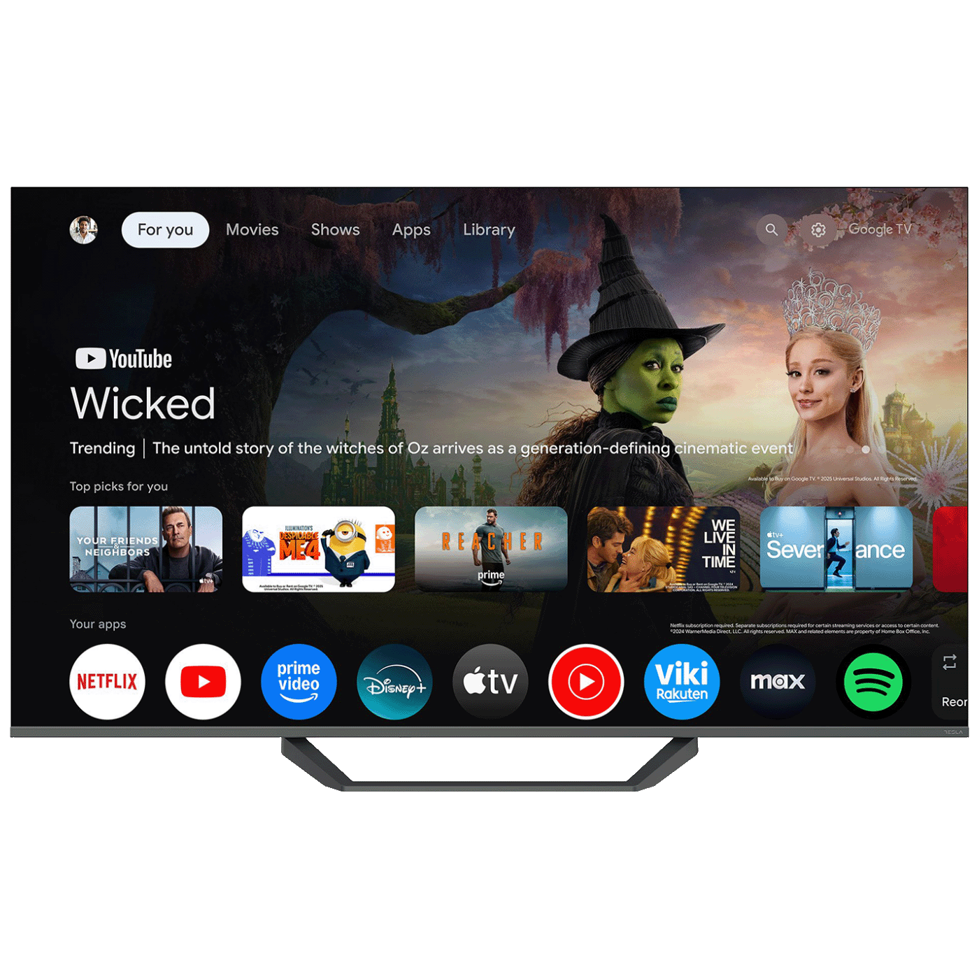 Tesla Televizor Smart QLED 4K UltraHD 65", Series 6, Google TV - Q65E655GUS