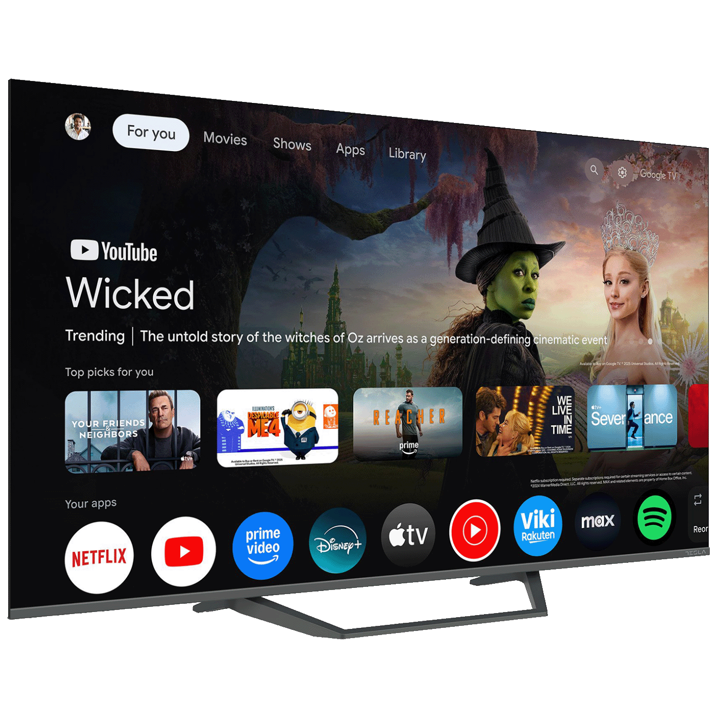 Tesla Televizor Smart QLED 4K UltraHD 55", Series 6, Google TV - Q55E655GUS