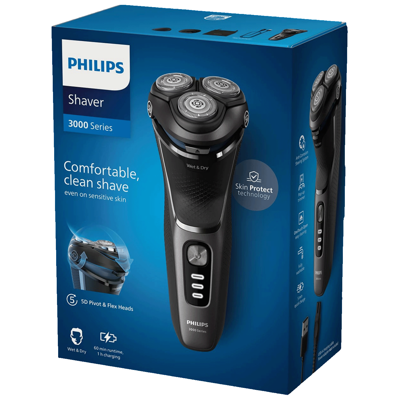Philips Aparat za suho i mokro brijanje, IPX7, series 3000 - S3343/13