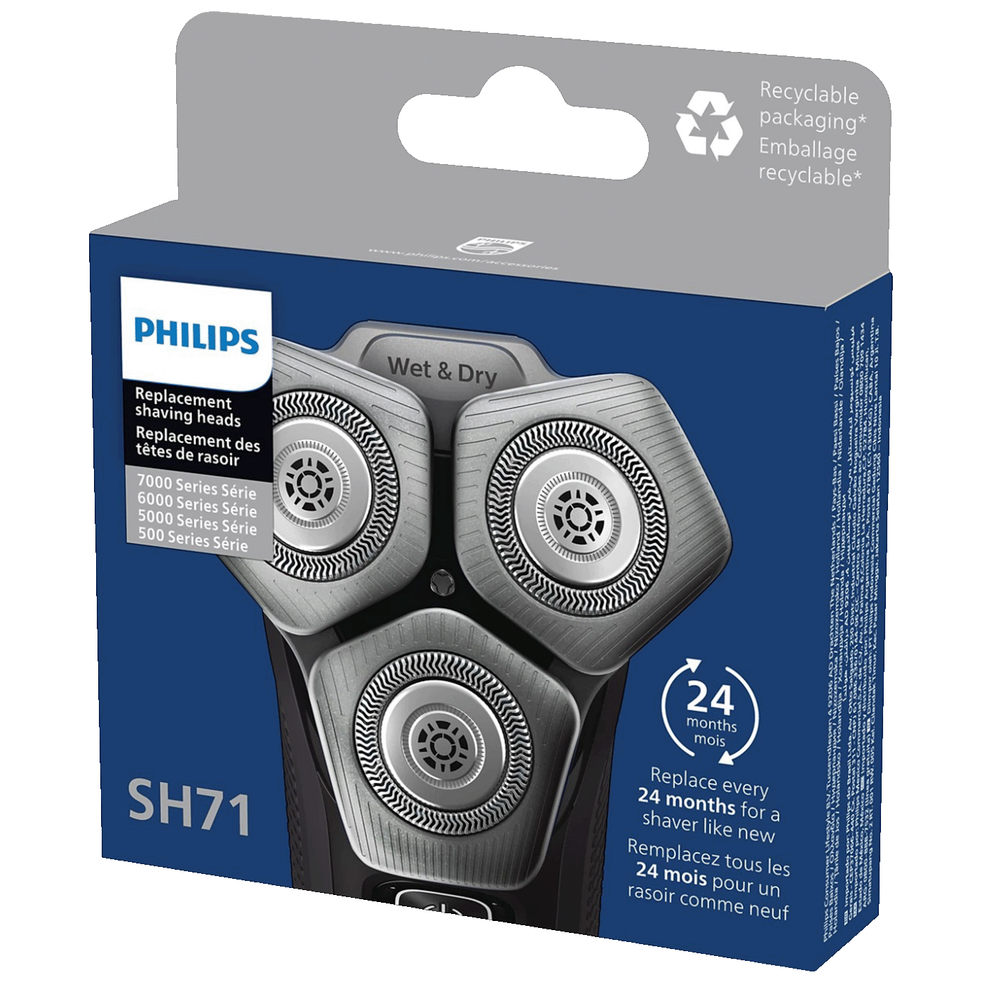 Philips Zamjenske glave za brijanje, S5xx, 5000, 6000, S7xxx - SH71/50