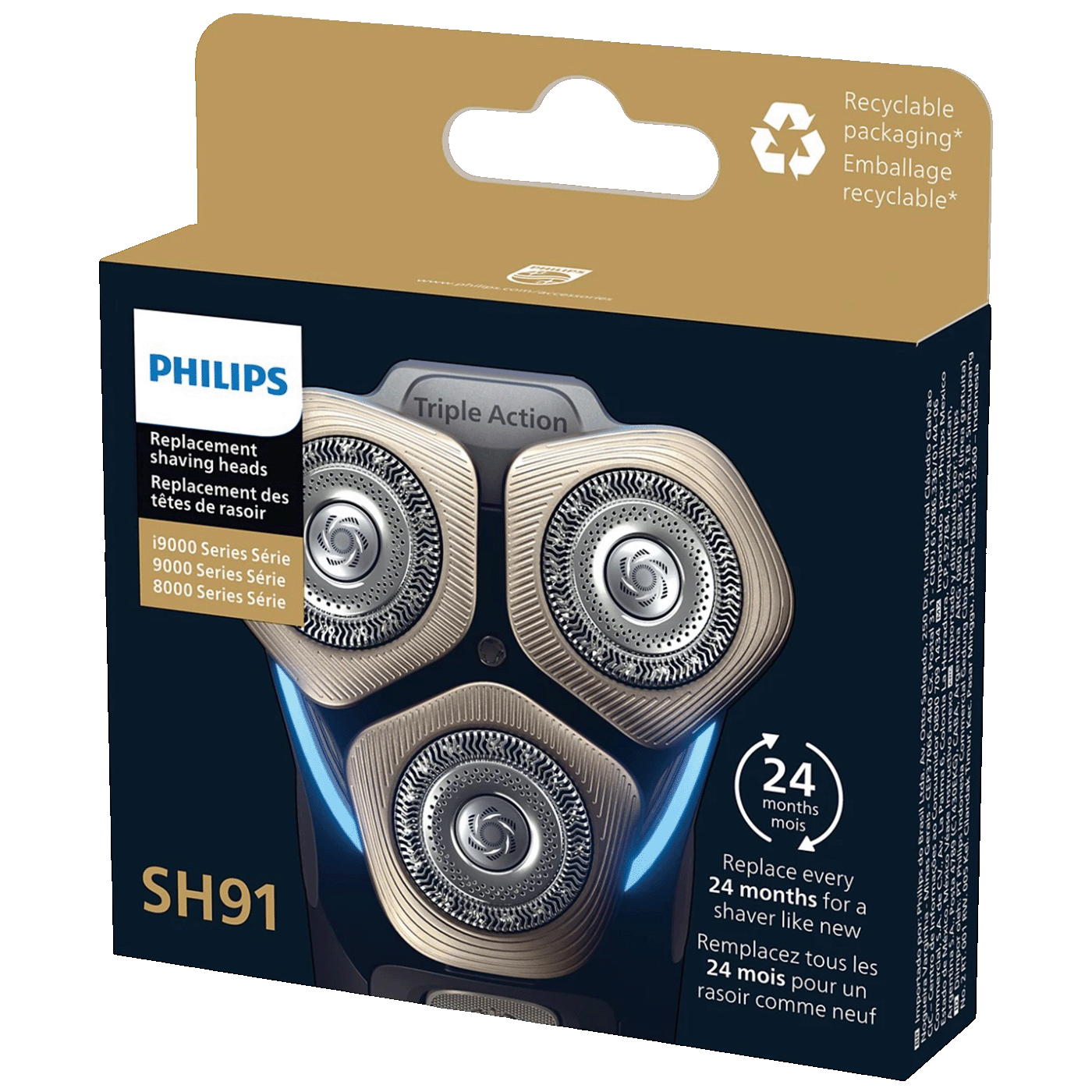 Philips Zamjenske glave za brijanje, za seriju S8000, S9000, i9000 - SH91/50
