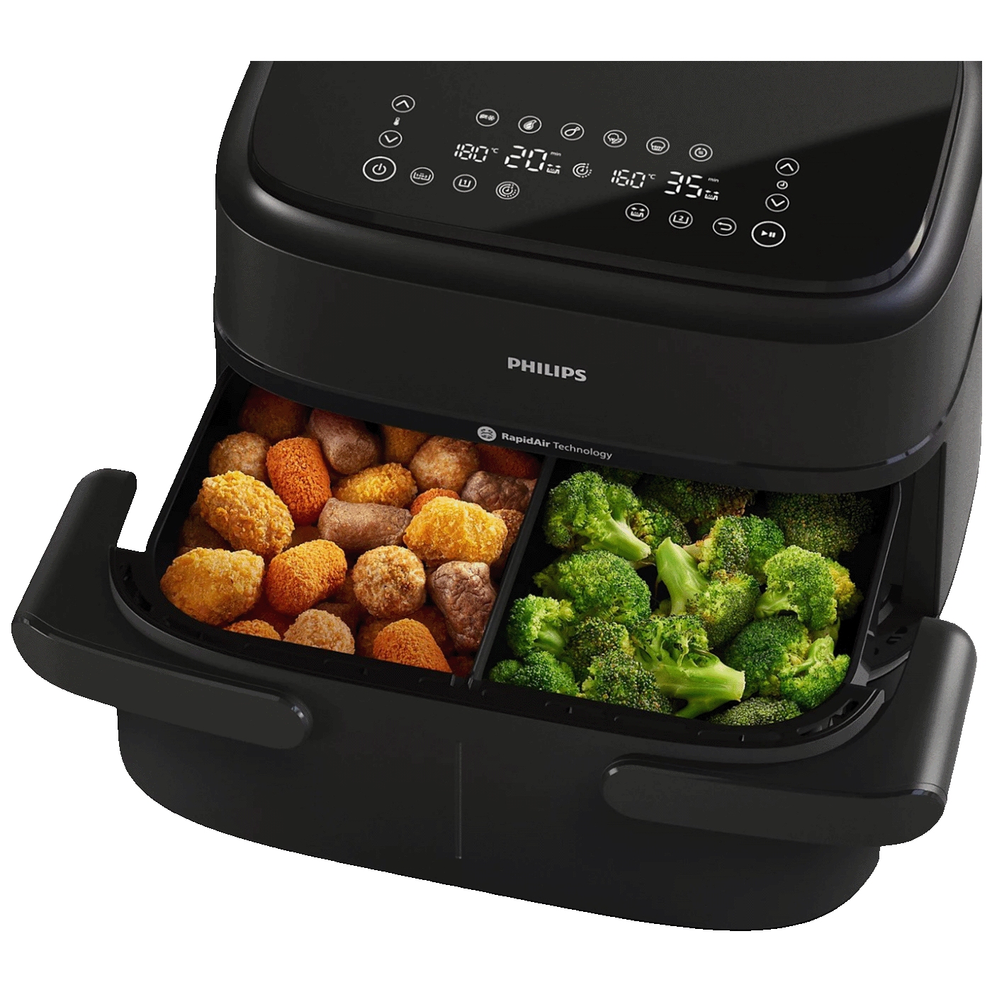 Philips Friteza na vrući zrak, 2450W, Dual Zone, zapremina 7 lit. - NA150/00 Dual