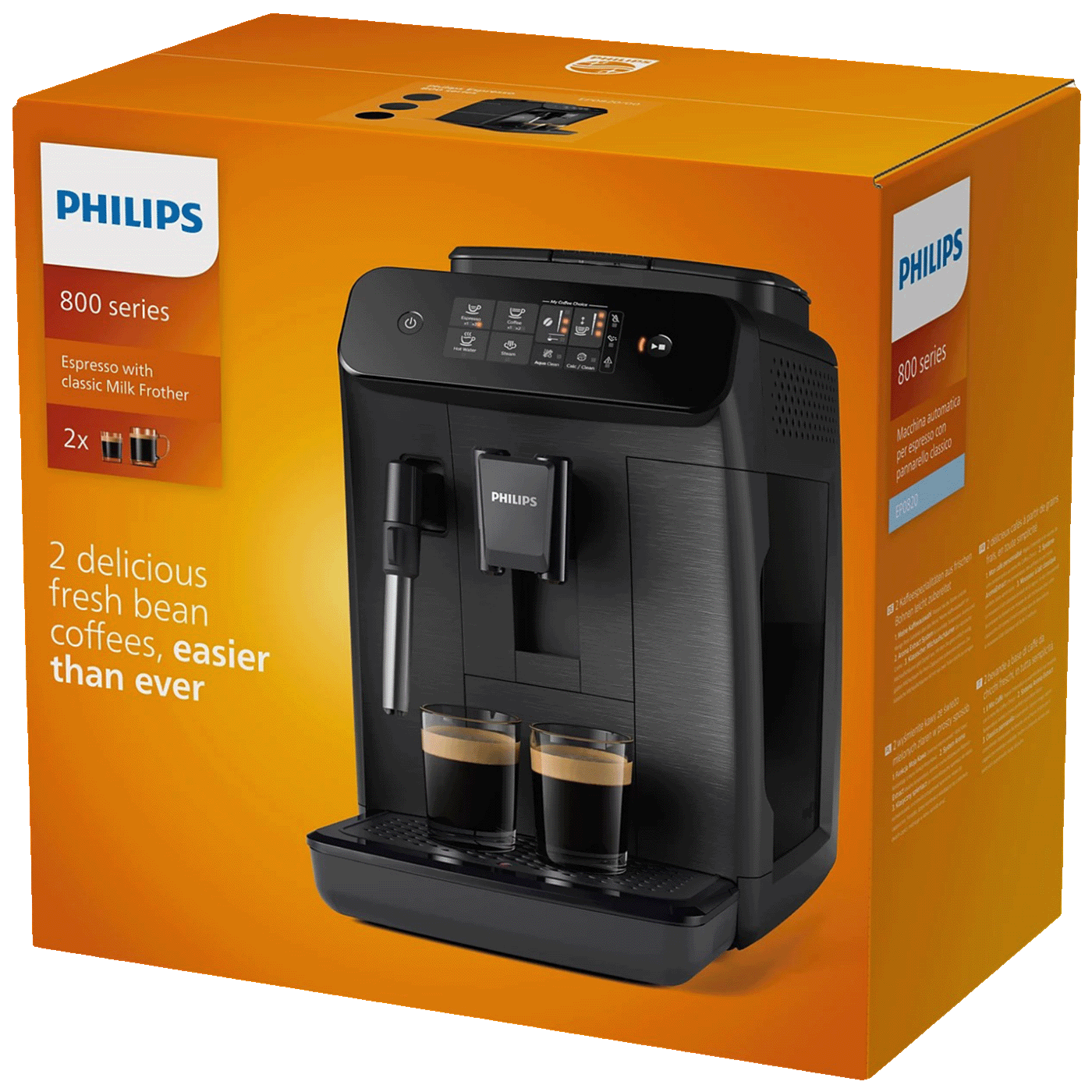 Philips Aparat za espresso kafu, automatski, 2 napitka - EP0820/00