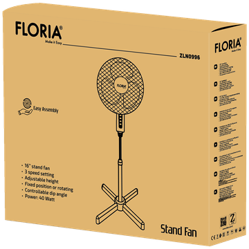 Floria Ventilator sa postoljem, promjer 40 cm, 40 W - ZLN0996