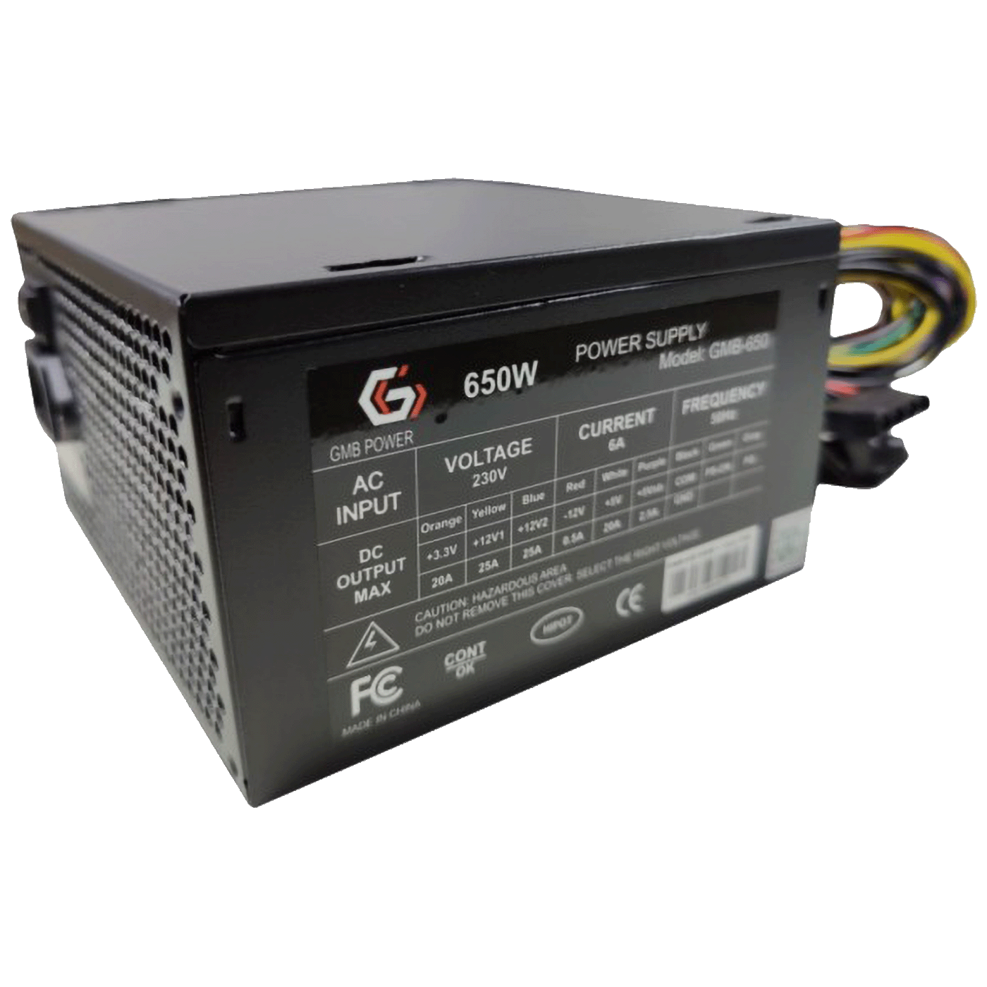 Gembird Napojna za PC, 650W - GMB-650-12