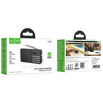 hoco. Radio prijemnik, džepni, AM/FM, MP3, Bluetooth - HI50