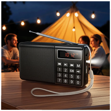 hoco. Radio prijemnik, džepni, AM/FM, MP3, Bluetooth - HI50