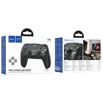 hoco. Gamepad bežični za PS5, 600 mAh - GA32 Black