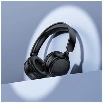 hoco. Slušalice bežične, Bluetooth / AUX - W66 Black
