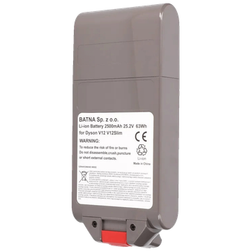 Extralink Baterija za Dyson V12 usisavač, 25.2V 2500mAh - DYSON Battery, V12 25.2V 2500mAh