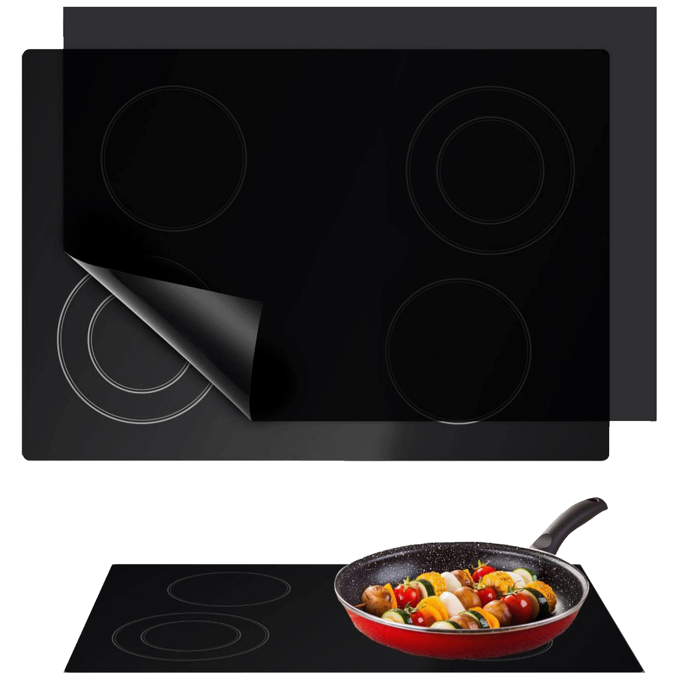Extralink Zaštitna podloga za indukcijsku ploču za kuhanje,transparent - Home Induction hob protection mat
